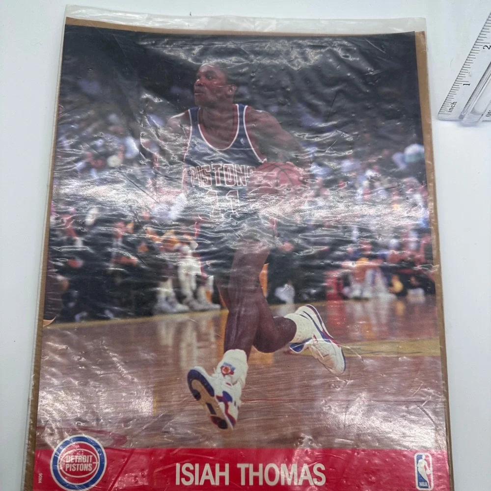 NBA‎ Hoops Isiah Thomas Detroit Pistons Action Photo Team Sets 8x10